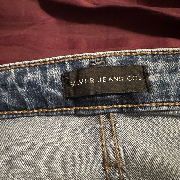 Silver Jeans High Rise Blue Denim - Picture 4 of 5